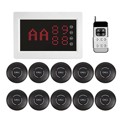 200D Display Receiver + N1 × 10 Single-Button Pagers