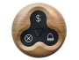 Three-Button Round Waterproof Silicone Pager (Dollar Symbol)