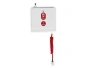 Two-Button Pull-Cord Emergency Alarm Pager (Nurse Call Pull-Cord Unit)